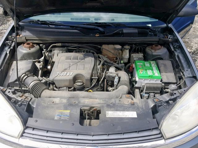 1G1ZT52855F220522 - 2005 CHEVROLET MALIBU LS GRAY photo 7