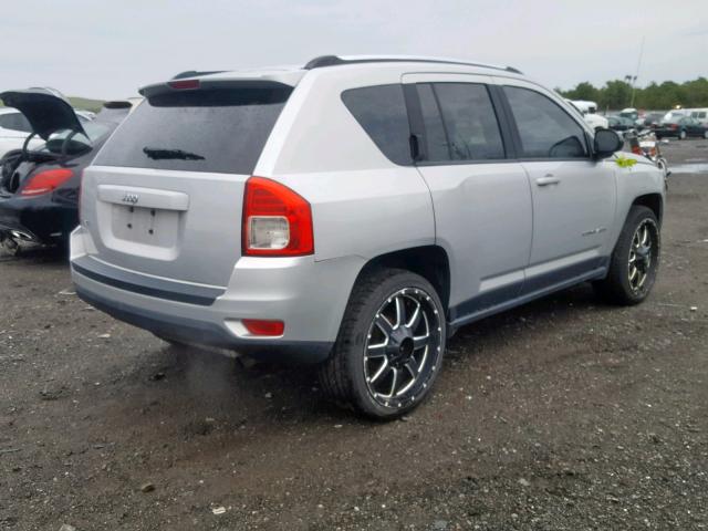 1C4NJDBBXCD553177 - 2012 JEEP COMPASS SP ვერცხლისფერი ფოტო 4