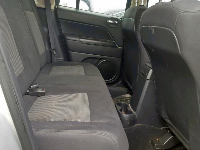 1C4NJDBBXCD553177 - 2012 JEEP COMPASS SP ვერცხლისფერი ფოტო 6