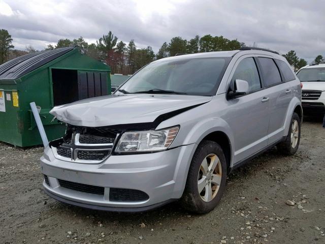 3D4PH1FG1BT522971 - 2011 DODGE JOURNEY MA SILVER photo 2