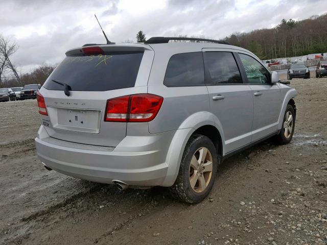 3D4PH1FG1BT522971 - 2011 DODGE JOURNEY MA SILVER photo 4