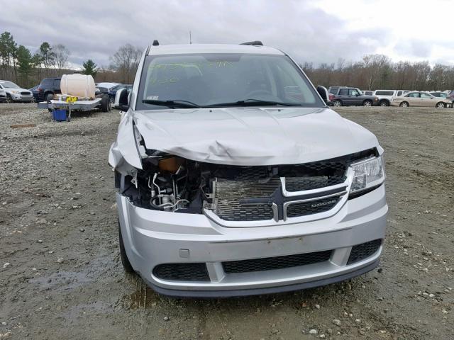 3D4PH1FG1BT522971 - 2011 DODGE JOURNEY MA SILVER photo 9