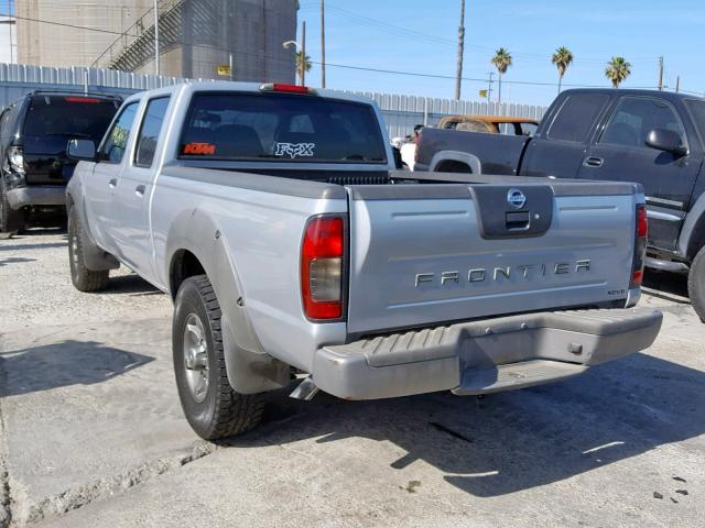 1N6ED29X63C468045 - 2003 NISSAN FRONTIER C SILVER photo 3