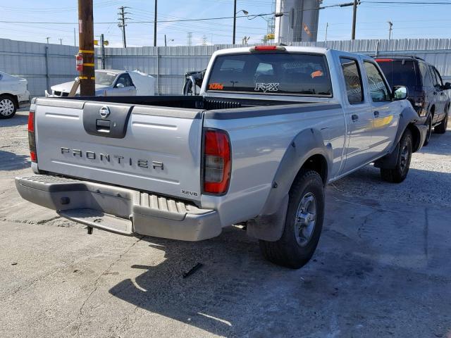 1N6ED29X63C468045 - 2003 NISSAN FRONTIER C SILVER photo 4