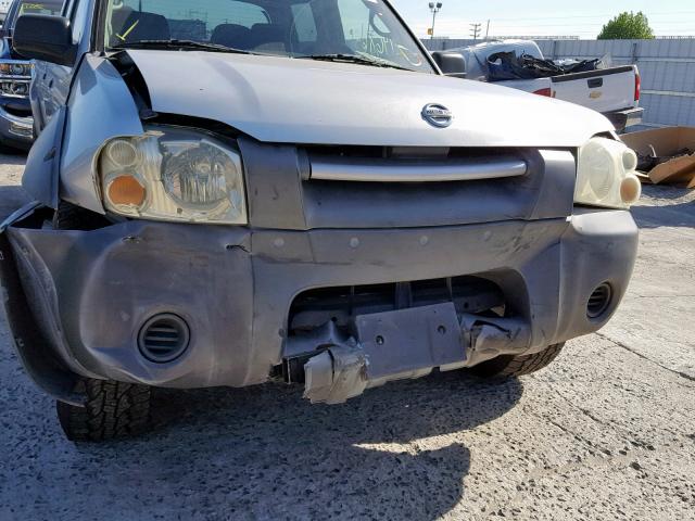 1N6ED29X63C468045 - 2003 NISSAN FRONTIER C SILVER photo 9