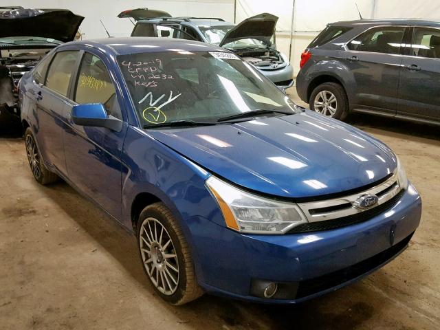 1FAHP36N69W212632 - 2009 FORD FOCUS SES BLUE photo 1