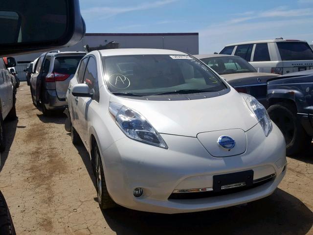 1N4AZ0CPXDC422712 - 2013 NISSAN LEAF S WHITE photo 1