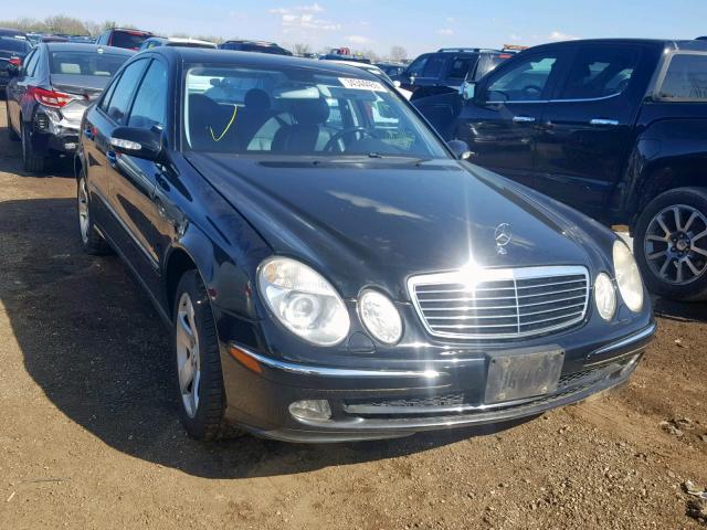 WDBUF70J13A106116 - 2003 MERCEDES-BENZ E 500 BLACK photo 1