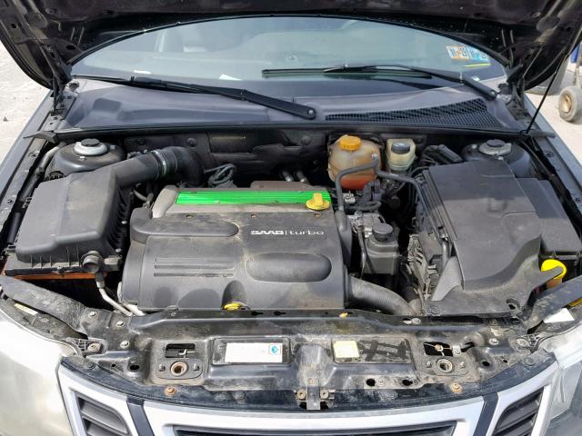 YS3FB79Y586003144 - 2008 SAAB 9-3 2.0T BLACK photo 7