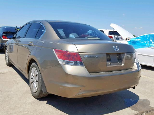 1HGCP26328A029481 - 2008 HONDA ACCORD LX GOLD photo 3