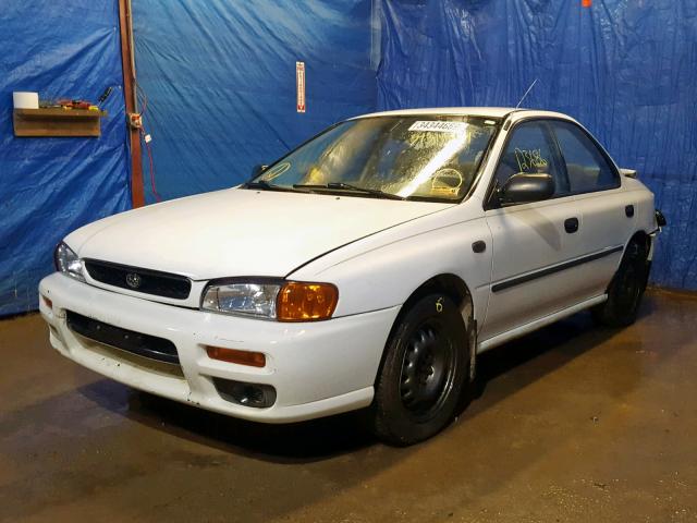 JF1GC4355VH501646 - 1997 SUBARU IMPREZA L WHITE photo 2