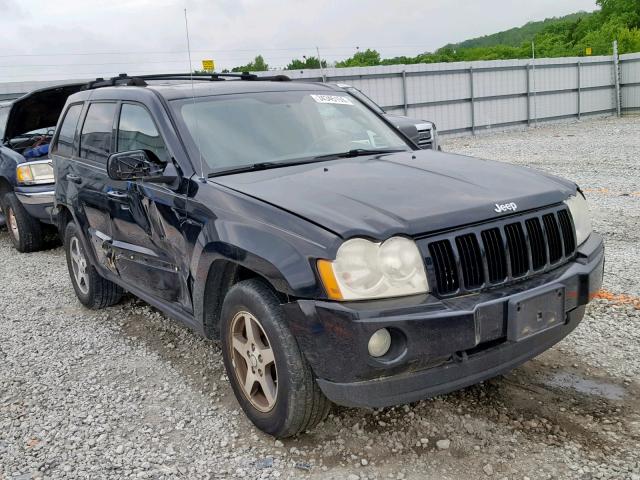 1J8GR48K57C631927 - 2007 JEEP GRAND CHER BLACK photo 1