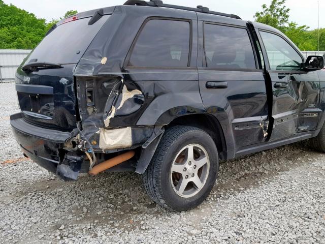 1J8GR48K57C631927 - 2007 JEEP GRAND CHER BLACK photo 9