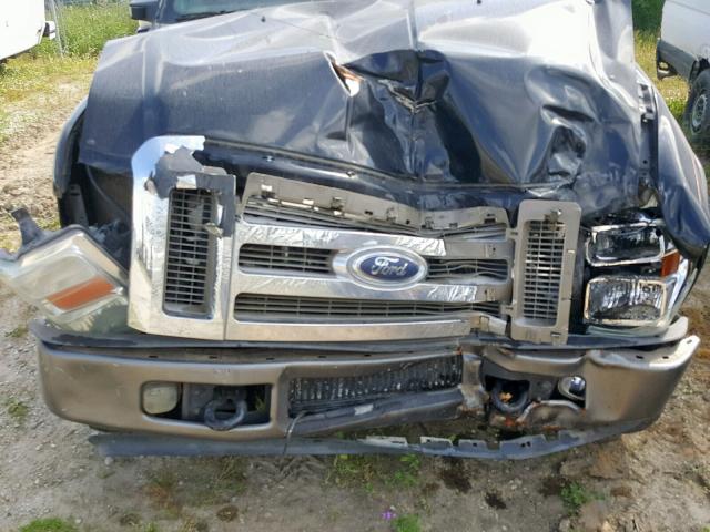 1FTWW31R58EA61088 - 2008 FORD F350 SRW S BLACK photo 7