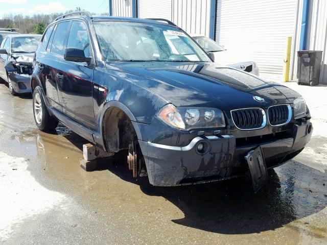 WBXPA93405WD16135 - 2005 BMW X3 3.0I BLACK photo 1