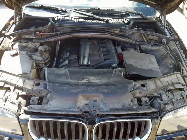 WBXPA93405WD16135 - 2005 BMW X3 3.0I BLACK photo 7