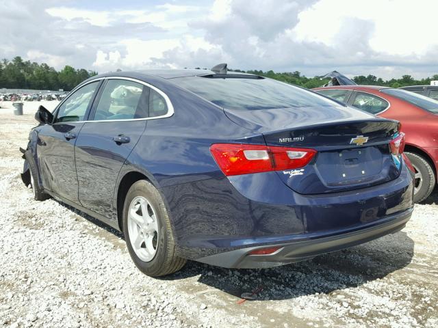 1G1ZB5ST2HF271052 - 2017 CHEVROLET MALIBU LS 蓝色 照片 3
