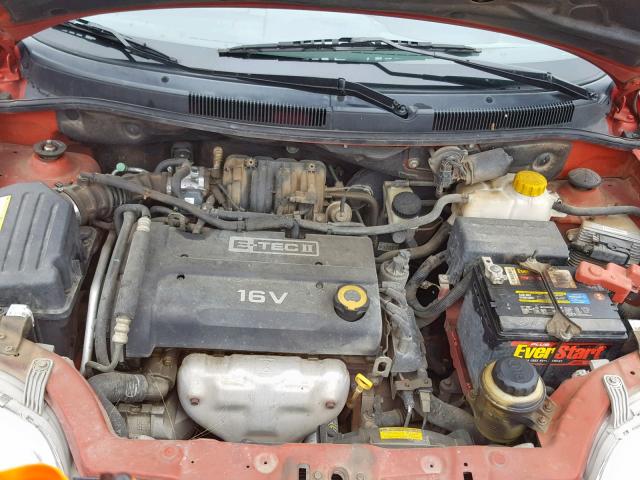 KL1TD66657B789414 - 2007 CHEVROLET AVEO BASE Qırmızı foto 7