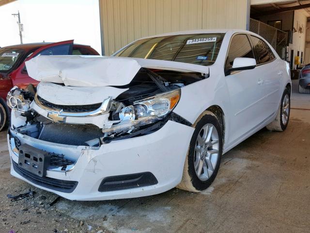 1G11C5SL1FF282776 - 2015 CHEVROLET MALIBU 1LT WHITE photo 2