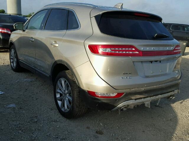 5LMCJ1A95FUJ33554 - 2015 LINCOLN MKC GOLD photo 3