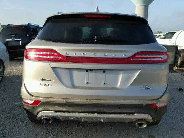 5LMCJ1A95FUJ33554 - 2015 LINCOLN MKC GOLD photo 9