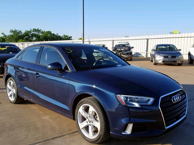 WAUAUGFF5J1044274 - 2018 AUDI A3 PREMIUM BLUE photo 1