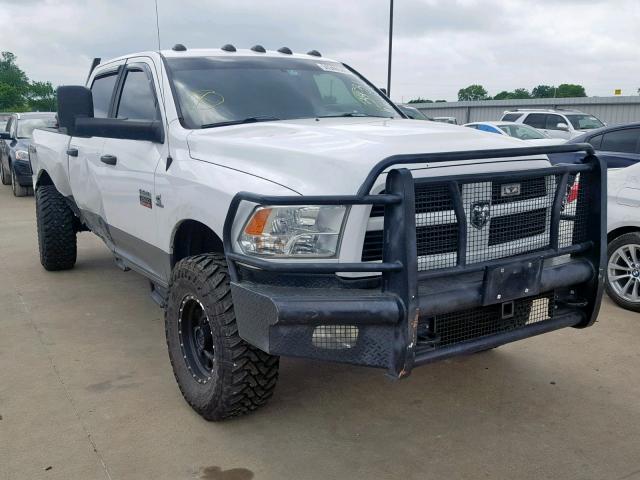 3D7UT2CL5AG148724 - 2010 DODGE RAM 2500 WHITE photo 1