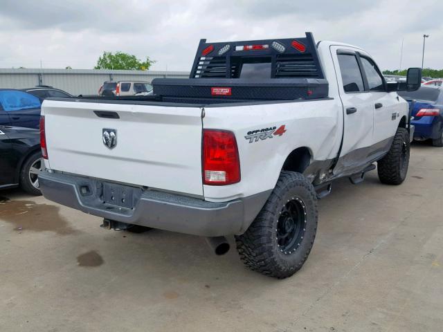 3D7UT2CL5AG148724 - 2010 DODGE RAM 2500 WHITE photo 4