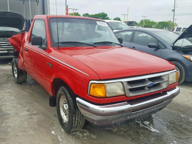 1FTCR10A5SUB03198 - 1995 FORD RANGER RED photo 1