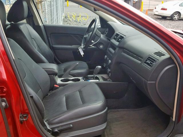 3FAHP0KCXAR414044 - 2010 FORD FUSION SPO RED photo 5