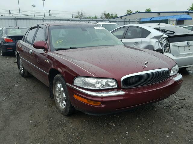 1G4CW54K224174230 - 2002 BUICK PARK AVENU BURGUNDY photo 1