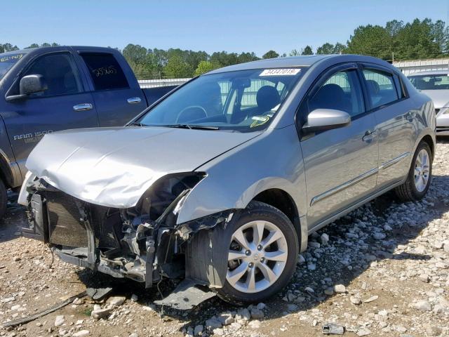 3N1AB6AP2BL714279 - 2011 NISSAN SENTRA 2.0 GRAY photo 2