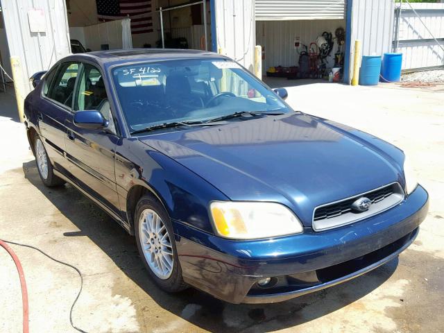 4S3BE635437214764 - 2003 SUBARU LEGACY L BLUE photo 1