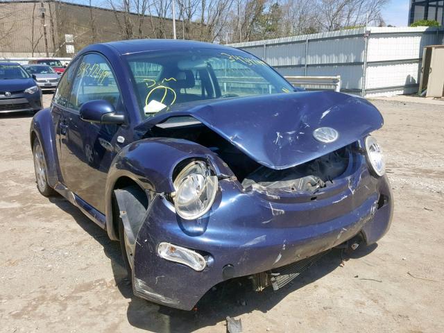 3VWCK21C02M405588 - 2002 VOLKSWAGEN NEW BEETLE Blau Foto 1