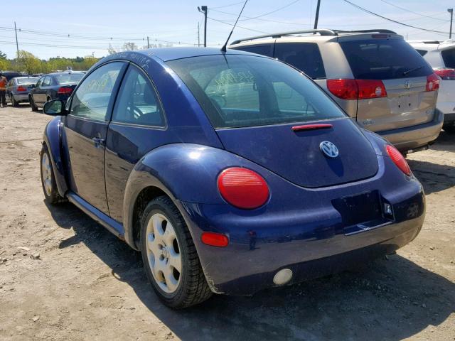 3VWCK21C02M405588 - 2002 VOLKSWAGEN NEW BEETLE Blau Foto 3