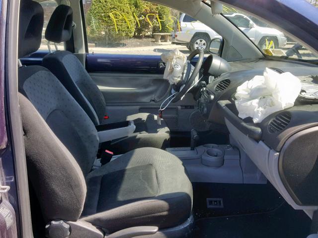 3VWCK21C02M405588 - 2002 VOLKSWAGEN NEW BEETLE Blau Foto 5