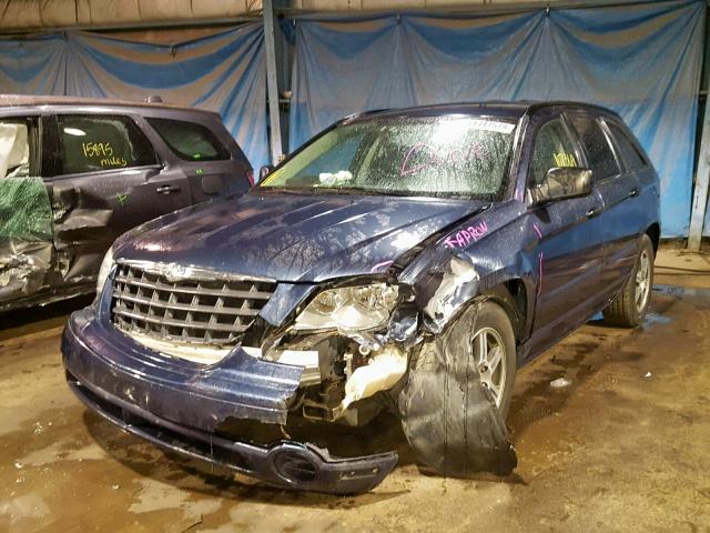 2A8GM48L07R129289 - 2007 CHRYSLER PACIFICA BLUE photo 2