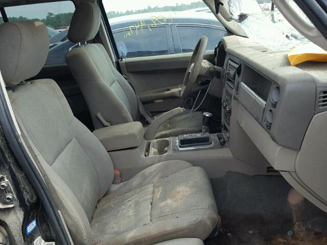 1J8HH48K48C133341 - 2008 JEEP COMMANDER BLACK photo 5