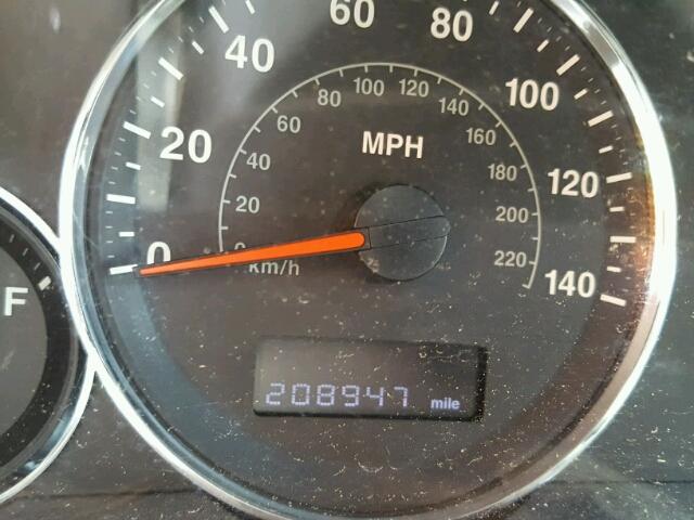 1J8HH48K48C133341 - 2008 JEEP COMMANDER BLACK photo 8