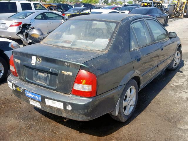 JM1BJ2218Y0249553 - 2000 MAZDA PROTEGE ES 绿色 照片 4