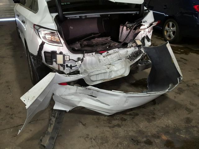 5NPE34AF0FH238093 - 2015 HYUNDAI SONATA SPO WHITE photo 9