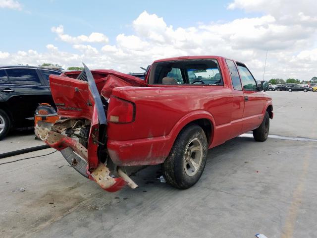 1GCCS19X4W8238571 - 1998 CHEVROLET S TRUCK S10  photo 4