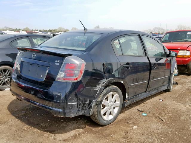 3N1AB61E89L685489 - 2009 NISSAN SENTRA 2.0 BLACK photo 4