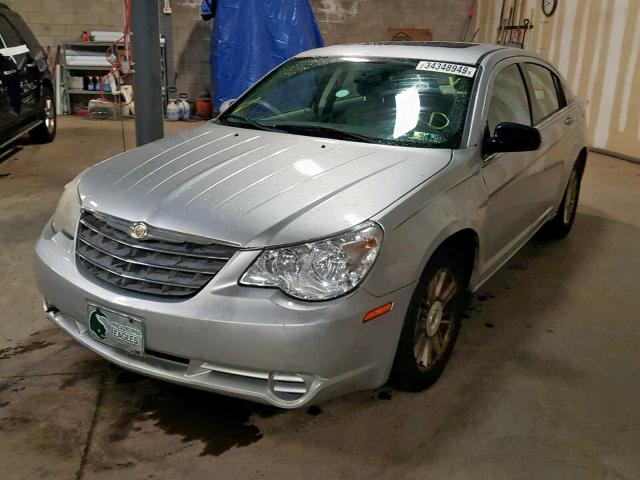 1C3LC56R17N502346 - 2007 CHRYSLER SEBRING TO SILVER photo 2