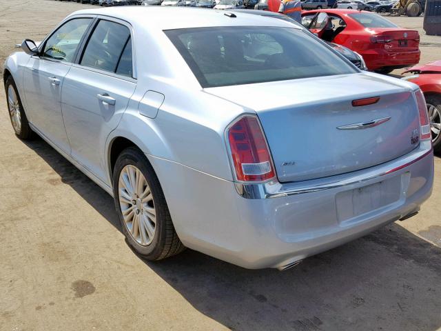 2C3CCARG1DH603703 - 2013 CHRYSLER 300 BLUE photo 3