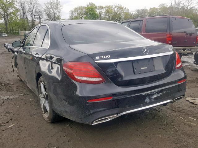 WDDZF4KB2JA393996 - 2018 MERCEDES-BENZ E 300 4MAT BLACK photo 3