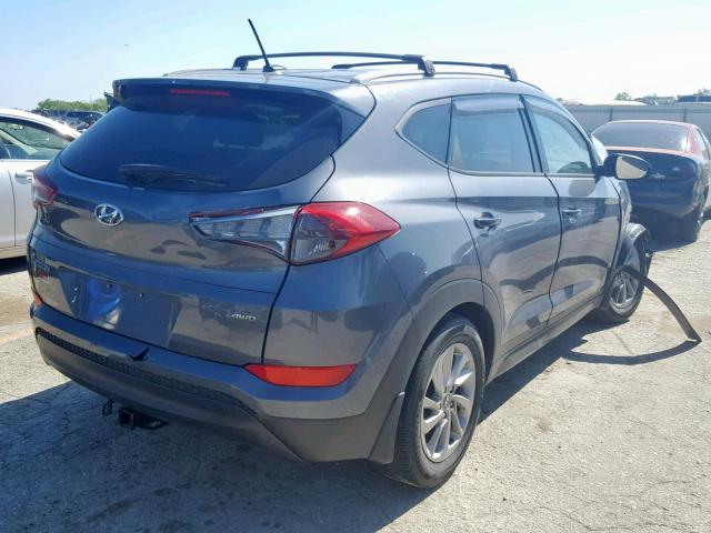 KM8J3CA43GU073991 - 2016 HYUNDAI TUCSON LIM GRAY photo 4