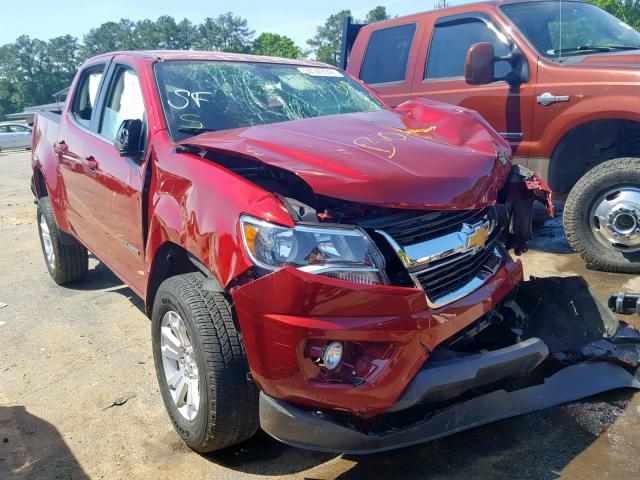 1GCGSCEN0J1289732 - 2018 CHEVROLET COLORADO L RED photo 1