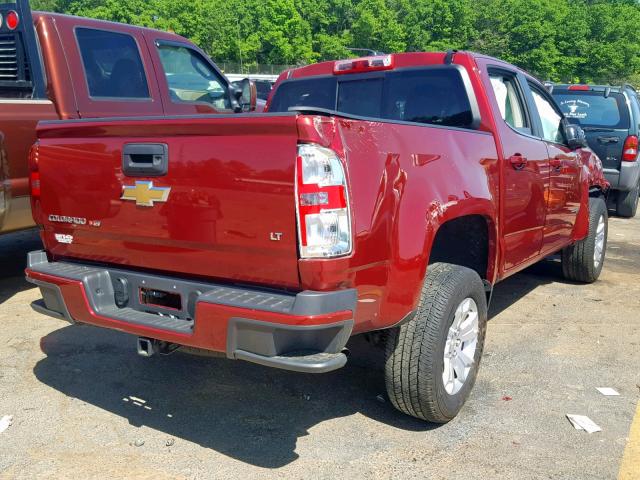1GCGSCEN0J1289732 - 2018 CHEVROLET COLORADO L RED photo 4