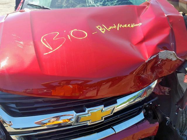 1GCGSCEN0J1289732 - 2018 CHEVROLET COLORADO L RED photo 7